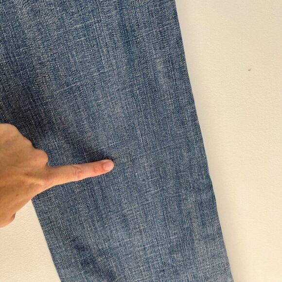 Vigoss Women's Bootcut Jeans Sz 30 Distressed Low Rise Medium Wash Denim Stretch - Picture 7 of 9